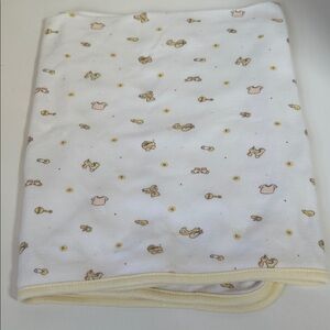 First impressions yellow unisex baby blanket